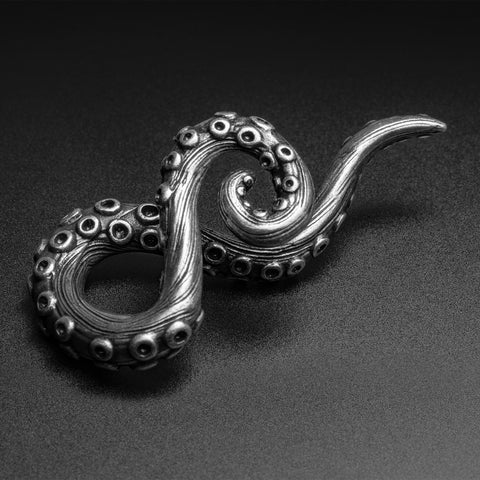 Twisted Tentacle Surgical Steel Ear Weight